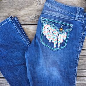 Rock 47 by Wrangler Jeans with Feather Pockets